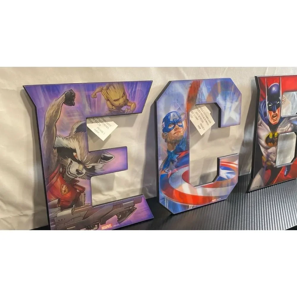 Super‎ Hero 3D Letters